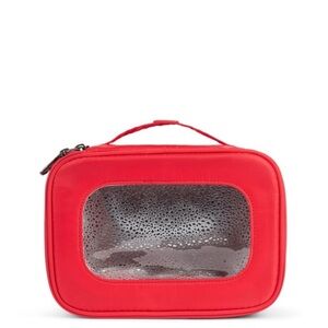 NWT LUG Red Insulated Bento Box Lunch Snack Box Cosmetic Bag